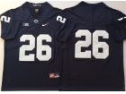 Penn State Nittany Lions #26 Saquon Barkley Blue without Name Jersey