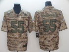 Dallas Cowboys #55 Leighton Vander Esch Camo Salute to Service Limited Jersey