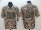 Dallas Cowboys #90 Demarcus Lawrence Camo Salute to Service Vapor Limited Jersey