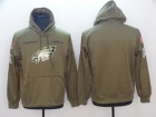 Philadelphia Eagles Blank Green Salute To Service Hoodie