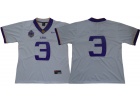 LSU Tigers #3 Odell Beckham Jr White Limited Football Jersey