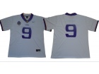 LSU Tigers #9 White Limited Football Jerseys