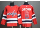 Adidas Washington Capitals #8 Alexander Ovechkin Red Drift Fashion Jersey