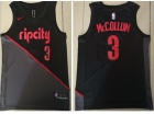 Portland Trail Blazers #3 CJ McCollum Black City Swingman Jersey