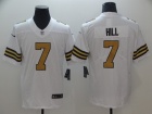 New Orleans Saints #7 Josh Hill White Color Rush Limited Jersey