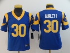 Youth Los Angeles Rams #30 Todd Gurley Light Blue Vapor Untouchable Limited Jersey