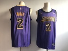 Los Angeles Lakers #2 Lonzo Ball Purple City Swingman Jersey