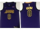 Los Angeles Lakers #0 Kyle Kuzma Purple City Swingman Jersey