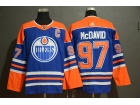 Adidas Edmonton Oilers #97 Connor McDavid  Blue Hockey Jersey