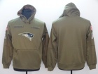 New England Patriots Green Salute To Service Hoodie