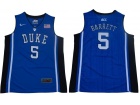 Duke Blue Devils #5 R.J. Barrett Blue Elite College Basketball Jersey