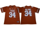 Texas Longhorns #34 Ricky Williams Dark Orange Limited Jersey