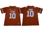 Texas Longhorns #10 Vince Young Dark Orange Limited Jersey