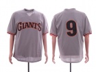 San Francisco Giant #9 Matt Williams Gray Mesh Baseball Jersey