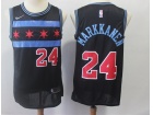 Nike Chicago Bulls #24 Lauri Markkanen Black City Jersey