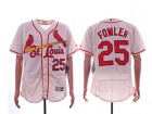 St. Louis Cardinals #25 Dexter Fowler Cream Flex Base Jersey