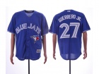 Toronto Blue Jays #27 Vladimir Guerrero JR Blue Cool Base Jersey