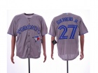 Toronto Blue Jays #27 Vladimir Guerrero JR Gray Cool Base Jersey