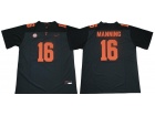 Tennessee Volunteers #16 Peyton Manning Grey Limited Jersey