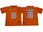 Tennessee Volunteers #16 Peyton Manning Orange  Limited Jersey