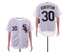 Chicago White Sox #30 David Robertson White Cool Base Jersey