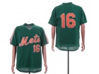 New York Mets #16 Dwight Gooden Green Throwback Jersey