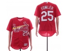 St. Louis Cardinals #25 Dexter Fowler Red Flexbase Jersey