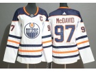 Adidas Women Edmonton Oilers #97 Connor McDavid White Hockey Jersey