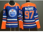 Adidas Youth Edmonton Oilers #97 Connor McDavid Blue Hockey Jersey