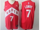 Toronto Raptors #7 Kyle Lowry Red Earned Edition Swingman Basketball Jersey