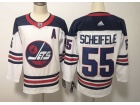 Adidas Winnipeg Jets #55 Mark Scheifele White Hockey Jersey