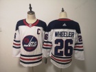 Adidas Winnipeg Jets #26 Blake Wheeler White Hockey Jersey