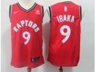 Nike Toronto Raptors #9 Serge Ibaka Red Swingman Jersey