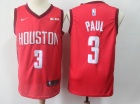 Houston Rockets #3 Chris Paul Red Earned Edition Basketball Jersey