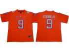 Clemson Tigers #9 Travis Etienne Jr Orange Vapor Limited College Football Jersey