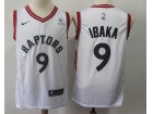 Nike Toronto Raptors #9 Serge Ibaka White Swingman Jersey