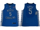 North Carolina Tar Heels #5 Nassir Little Blue College Basketball Jersey