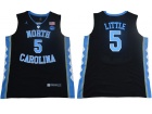 North Carolina Tar Heels #5 Nassir Little Black College Basketball Jersey