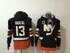 New York Islanders #13 Mathew Barzal Black Hockey Hoodie