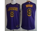 Los Angeles Lakers #8 Kobe Bryant Purple City Swingman Jersey