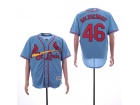 St. Louis Cardinals #46 Paul Goldschmidt Blue Cool Base Jersey