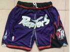 Toronto Raptors Purple Throwback Shorts