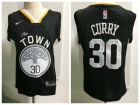 Nike Golden State Warriors #30 Stephen Curry Black Toddler Jersey