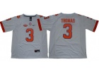 Clemson Tigers #3 Xavier Thomas White Limited College Football Jersey