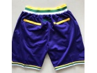 Utah Jazz Purple Throwback Basketball Shorts