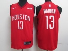 Nike Houston Rockets #13 James Harden Red Earned Edition Player Basketball Jersey