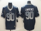 Dallas Cowboys #90 Demarcus Lawrence Blue Drift Fashion Vapor Untouchable Limited Jersey