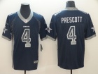 Dallas Cowboys #4 Dak Prescott Blue Drift Fashion Vapor Untouchable Limited Jersey