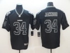 Oakland Raiders #34 Bo Jackson Black Lights Out Vapor Untouchable Limited Jersey