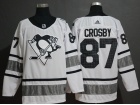 Adidas Pittsburgh Penguins #87 Sidney Crosby White 2019 All Star Jersey